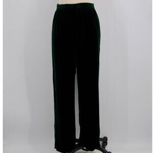 Vintage Dana Buchman Green Silk Pants